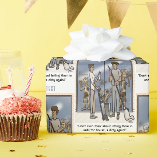 Dirty Cadeaupapier (Verjaardagsfeest)