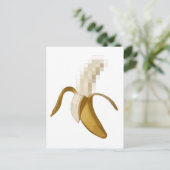 Dirty Censored Peeled Banana Briefkaart (Staand voorkant)