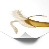 Dirty Censored Peeled Banana Foto Afdruk (Hoek)