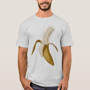 Dirty Censored Peeled Banana T-shirt