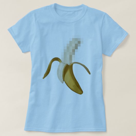 Dirty Censored Peeled Banana T-shirt (Design voorkant)