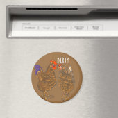 Dirty Chickens Dishwaser Magnets Magneet (Insitu (Vaatwasser))