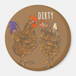 Dirty Chickens Dishwaser Magnets Magneet