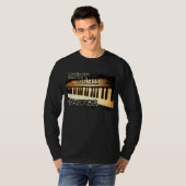 Dirty Chords Piano en Toetsenborden T-shirt (Voorkant volledig)