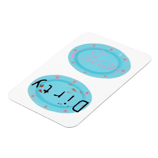 Dirty Clean Blue Borden Vaatwasmachinemagneten Magneet (Linkerzijde)