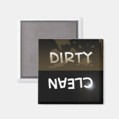 Dirty/Clean Dishwas Magnet (Voorkant / Achterkant)