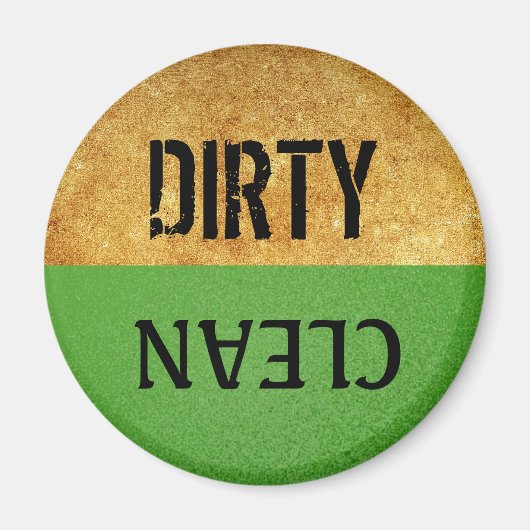Dirty/Clean Dishwas Magnet (Voorkant)