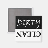 Dirty/Clean Dishwas Magnet (Voorkant / Achterkant)