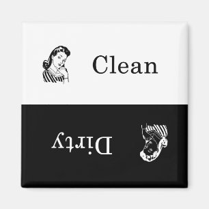Dirty / Clean Dishwaser Magnet
