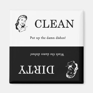 Dirty / Clean Dishwaser Magnet