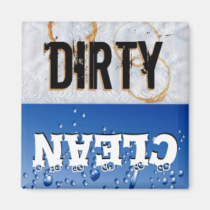 Dirty & Clean Dishwasher Magnet
