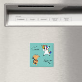 Dirty Clean Dishwasher Magnet Dabbing Unicorn (Insitu (Vaatwasser))