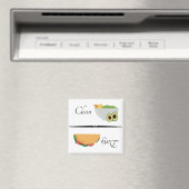 Dirty Clean Dishwasher Magnet Taco Avocado (Insitu (Vaatwasser))