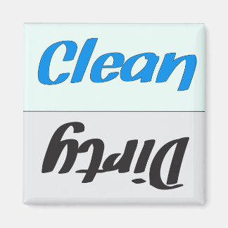 Dirty Clean Dishwasmachine Magnet