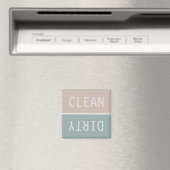 Dirty Clean Dishwasmachine Magnet (Insitu (Vaatwasser))