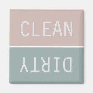 Dirty Clean Dishwasmachine Magnet