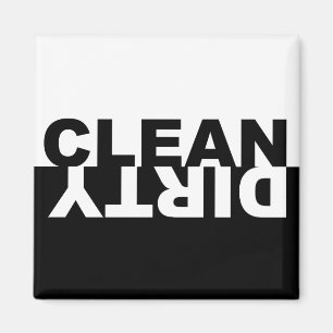 Dirty Clean Dishwasmachine Magnet