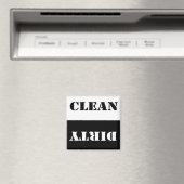 Dirty Clean Dishwasmachine Magnet (Insitu (Vaatwasser))