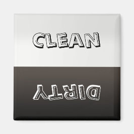 Dirty Clean Gepersonaliseerd wasmachine Magnet