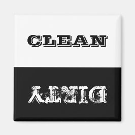 Dirty Clean Gepersonaliseerd wasmachine Magnet