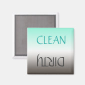 Dirty Clean Gepersonaliseerd wasmachine Magnet (Voorkant / Achterkant)