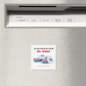 Dirty Clean Gepersonaliseerd wasmachine Magnet (Insitu (Vaatwasser))