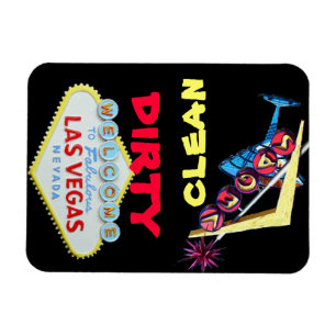 Dirty Clean Las Vegas Magneet