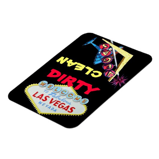 Dirty Clean Las Vegas Magneet (Linkerzijde)