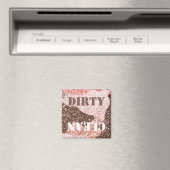 Dirty Clean Roos Gold Camouflage Camo Afwasmachine Magneet (Insitu (Vaatwasser))