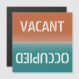 Dirty Clean Vacant Bezette Magnetic Card