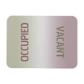 Dirty Clean | Vacant in gebruik, flexibel magneet (Horizontaal)