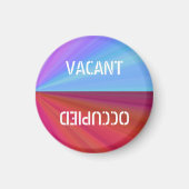 Dirty Clean | Vacant Occupied Magnet (Voorkant)