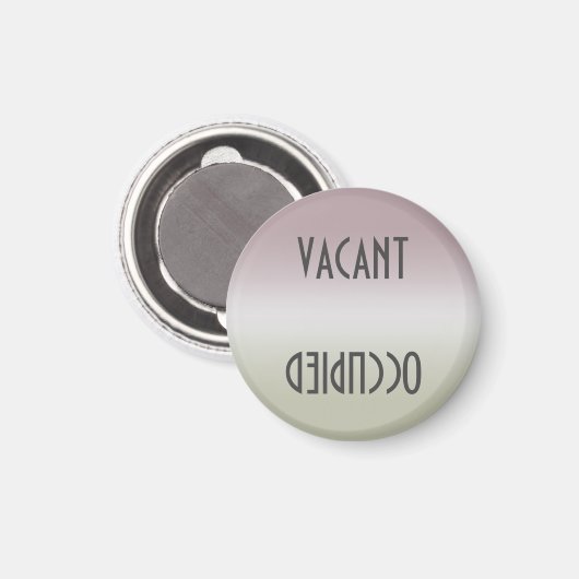 Dirty Clean | Vacant Occupied Magnet (Voorkant / Achterkant)