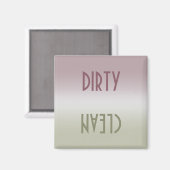 Dirty Clean-wasmachine Magneet (Voorkant / Achterkant)