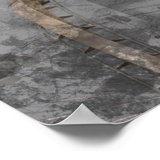 Dirty Collage Roller Onderzetter Poster (Hoek)