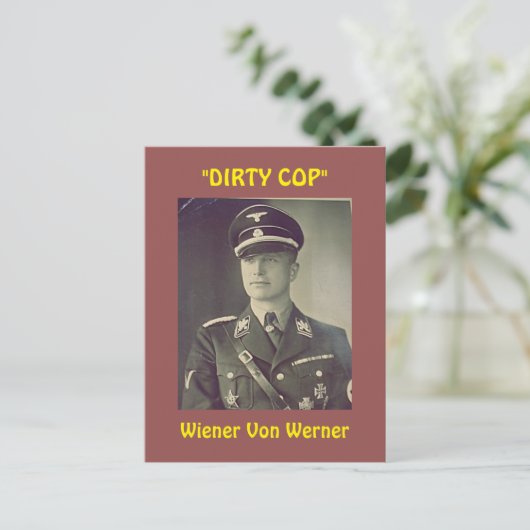 Dirty Cop: Briefkaart (Staand voorkant)