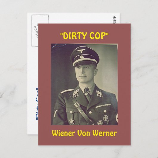 Dirty Cop: Briefkaart (Voorkant / Achterkant)