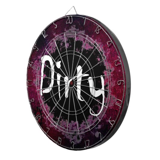 Dirty - dartbord (Voorkant Rechts)