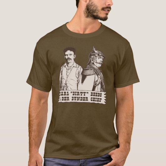 Dirty Deeds & Der Dunder Chief T-shirt (Voorkant)