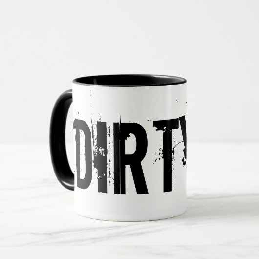 Dirty Derty 30th Birthday Mok (Voorkant links)