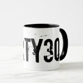 Dirty Derty 30th Birthday Mok (Voorkant rechts)