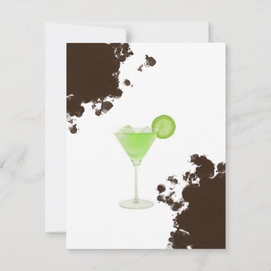 Dirty Derty Invitations Kaart (Achterkant)