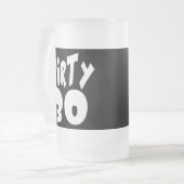 Dirty Derty Matglas Bierpul (Voorkant links)