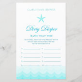 Dirty Diaper - Baby shower Game (Voorkant)