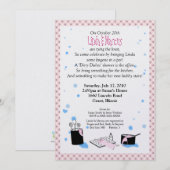 'Dirty Dishes' Bridal Shower Invitation (Lingerie) Kaart (Voorkant / Achterkant)