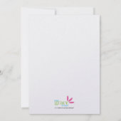 'Dirty Dishes' Bridal Shower Uitnodiging (Achterkant)