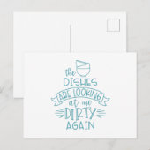 Dirty Dishes Briefkaart (Voorkant / Achterkant)