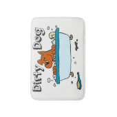 Dirty Dog Bath Mat (Voorkant Verticaal)