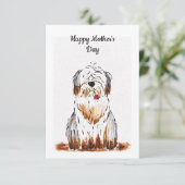 Dirty Dog Moederdag Kaart (Staand voorkant)