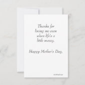 Dirty Dog Moederdag Kaart (Achterkant)